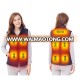 Rechargeable Far infrared 9 heating panles warming clothes unisex heated motorcycle vest